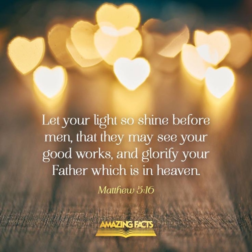 Whose light are we shinning? Ours? His?